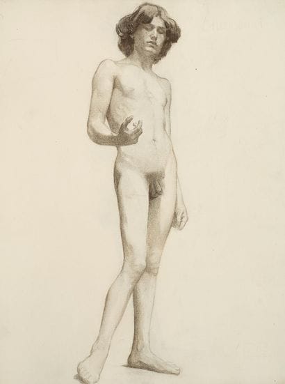 Raymond THIBÉSART (1874-1968)
Etude de nu...