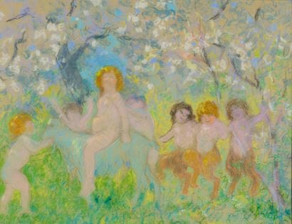 Raymond THIBÉSART (1874-1968)
Les satyres...