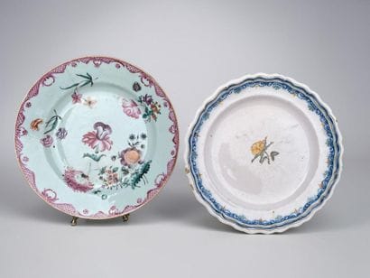 CHINE - COMPAGNIE DES INDES - XVIIIème
Assiette...