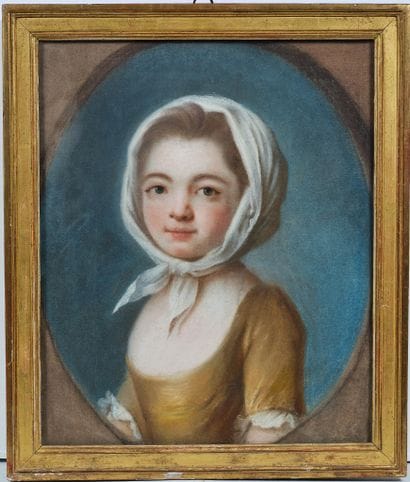 École française de la fin du XVIIIème.
Portrait...