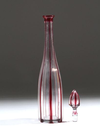BACCARAT 
Malmaison Model
Cut crystal decanter...