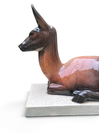 Gabriel BEAUVAIS (XIX-XX)
Biche et faon....