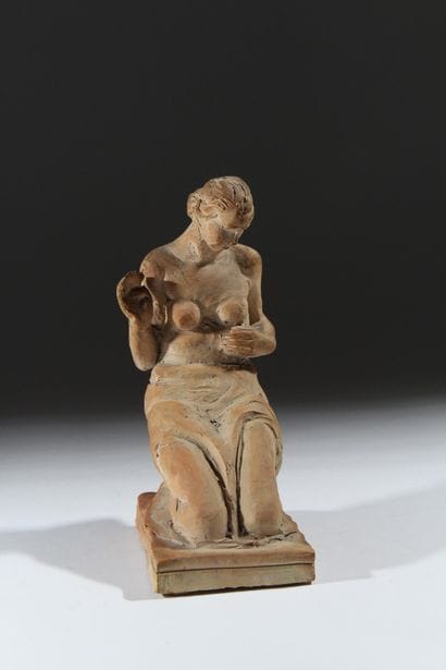 Ugo CIPRIANI (1887–1960), 
Pleading Nude.
Terracotta...