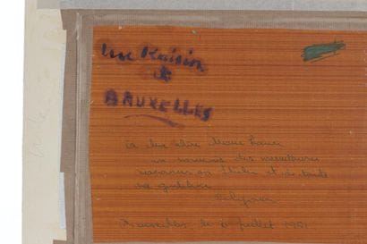 Luc KAISIN (1901-1963)
Marine 
Huile sur...