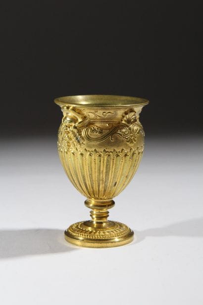 In the style of BARBEDIENNE 
Small vase on...