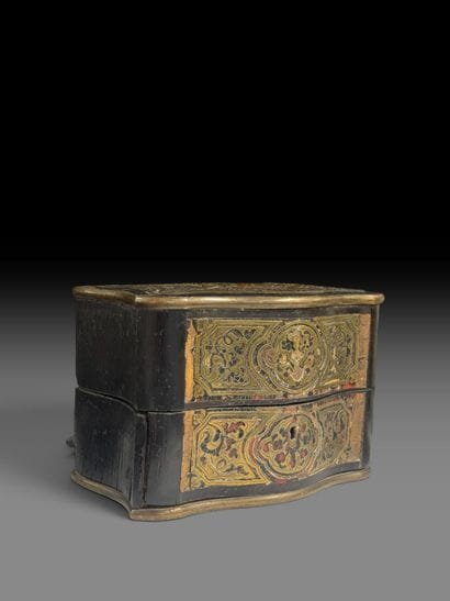 Small jewelry box in the shape of a miniature...