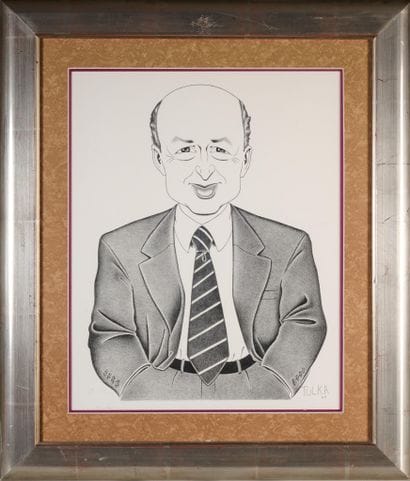 Rick TULKA (né en 1955) 
Caricature de Laurent...