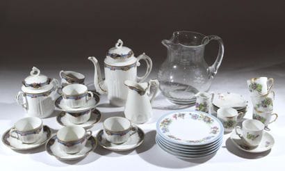 LIMOGES
Partie de service à café en porcelaine...