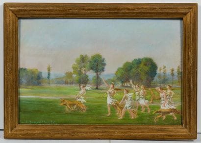 Emile Artus BOESWILLWALD (1873-1935)
Nymphes.
Pastel...