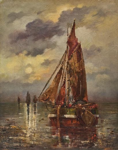 Jules Victor GÉNISSON (1805-1860), 
Sortie...