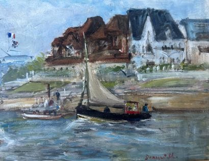 ÉCOLE FRANÇAISE du XXème SIÈCLE
Le port de...