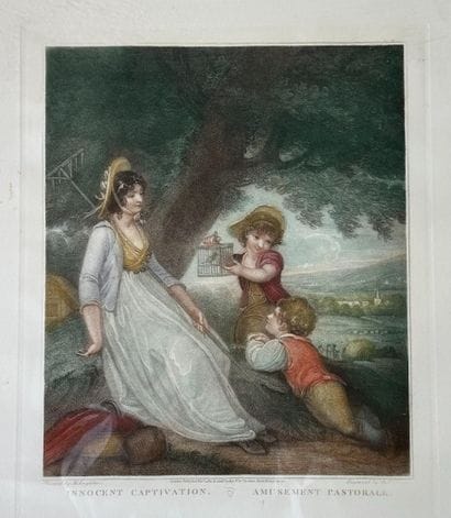ÉCOLE ANGLAISE, d'après H. KINGDOM
Scènes...