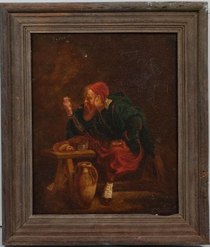 ÉCOLE du XIXème 
Le repos du zouave à la...