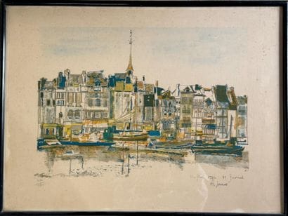 H. JOURNOT (XXème)
Port de Honfleur.
Signée...