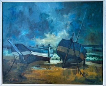 Norbert Pagé (1938–2012) 
Scènes de ports...