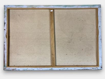 DUCHAMP (XXe siècle) 
Vue de Paris
Huile...