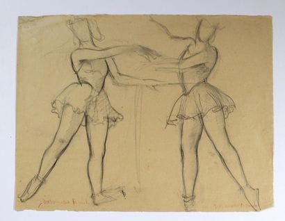 20th-Century French School
Study of Ballerinas...