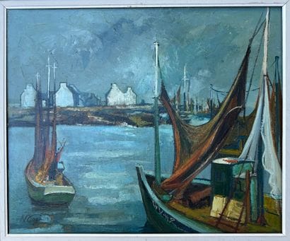 Norbert Pagé (1938–2012) 
Scènes de ports...