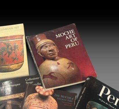 Set of books and reference materials on ethnic...