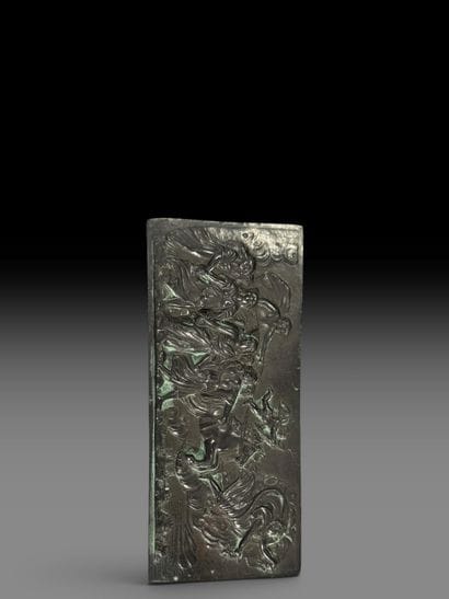 ITALIAN WORK
A set of two patinated bronze...