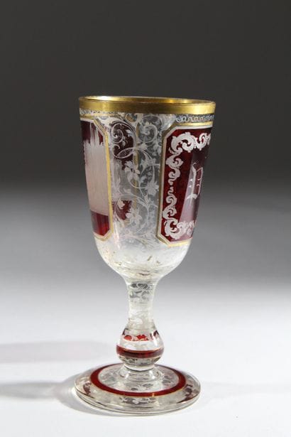 BOHEME, XXe 
Réunion de trois verres sur...