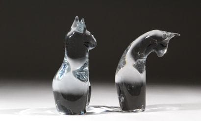 NANCY, FRANCE
Cats.
Set of two pieces made...