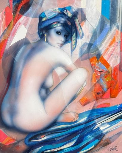 Jean Pierre VALADIER (né en 1926)
Jeune femme...