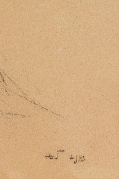 Henri SOLLIER (1888-1966)
Nu assis
Crayon
Monogrammé...