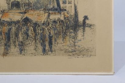 Aimé Daniel STEINLEN (1923-1996)
Village...