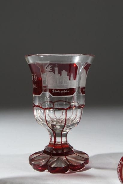 BOHEME, XXe 
Réunion de trois verres sur...