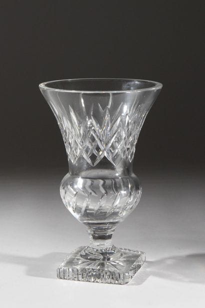 BOHEME - XIXème
Vase en cristal taillé à...