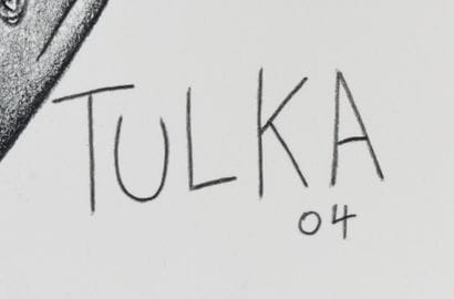 Rick TULKA (né en 1955) 
Caricature de Laurent...