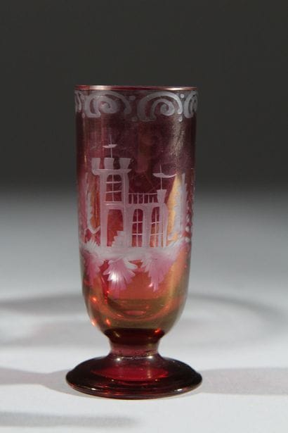 BOHEME, XXe 
Réunion de trois verres sur...