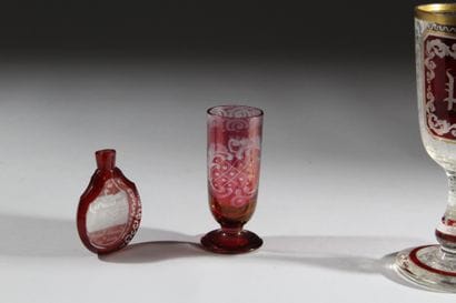 BOHEME, XXe 
Réunion de trois verres sur...