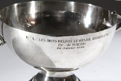 FREEMASONRY
20th-century libation cup with...
