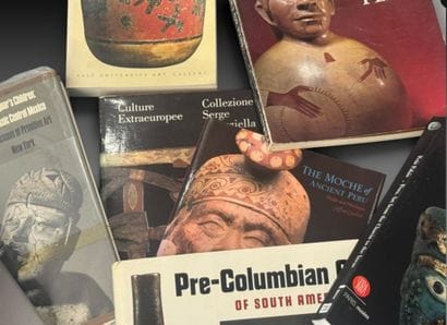 Set of books and reference materials on ethnic...
