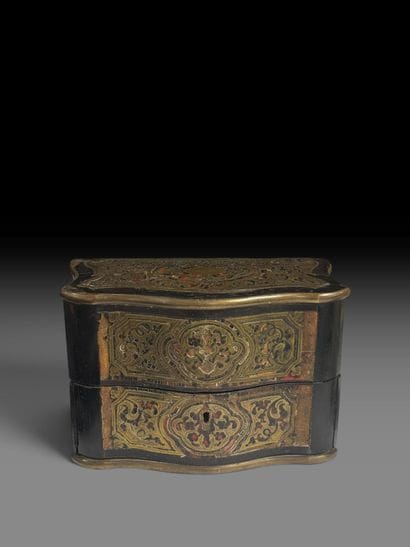 Small jewelry box in the shape of a miniature...
