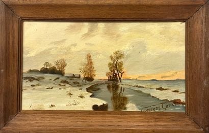 GEORGES GERARD (XXème siècle)
Bords de fleuve...
