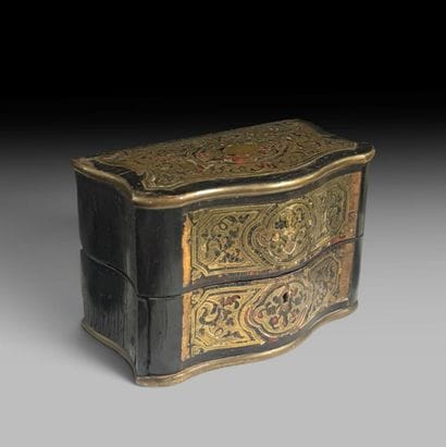 Small jewelry box in the shape of a miniature...