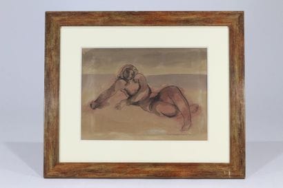 Ivana LEMAITRE (1893 -1973)
Odalisque allongée
Encre...