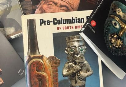 Set of books and reference materials on ethnic...