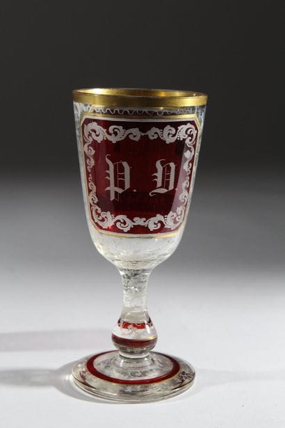 BOHEME, XXe 
Réunion de trois verres sur...