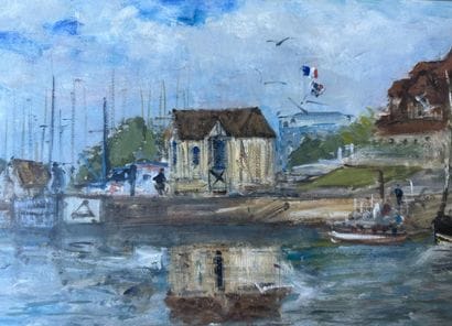 ÉCOLE FRANÇAISE du XXème SIÈCLE
Le port de...