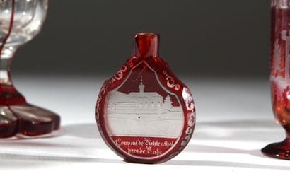 BOHEME, XXe 
Réunion de trois verres sur...