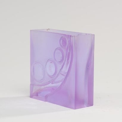 KRISTAL KRISLLA (Italie)
Vase rectangulaire...