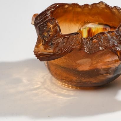USAMA
Vase en verre égyptien polychrome à...