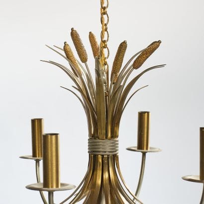 MAISON CHARLES
Pair of chandeliers, “Roseaux”...