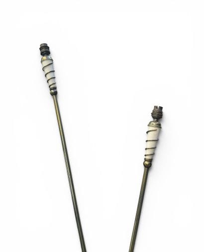 In the style of ARLUS
A two-arm floor lamp...