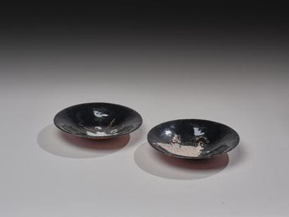 LIMOGES. Catherine and Boris VEISBROT (1923-2001)
Pair...