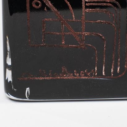 Anatole RIECKE (20th century) -
Thick glass...